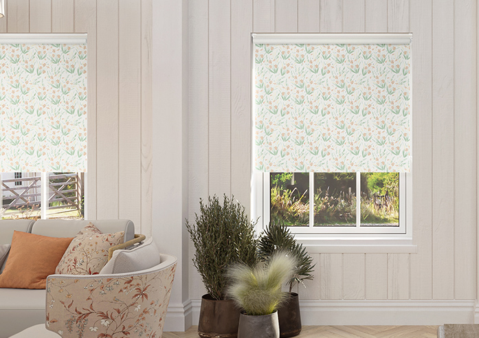Wildflower, Apricot - Roller Blind - Image 3